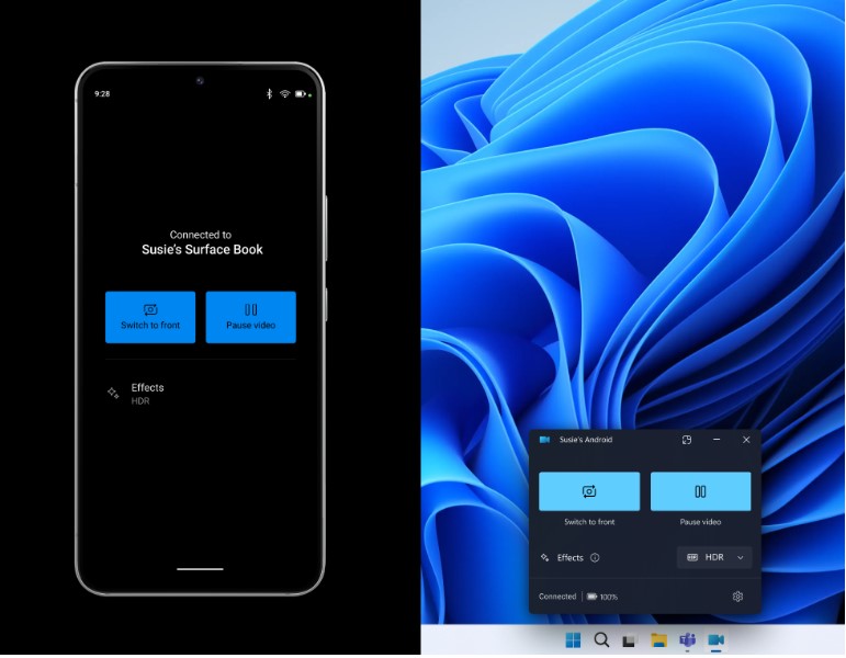 Windows 11 mund të “shohë” përmes kamerës së telefonit tuaj