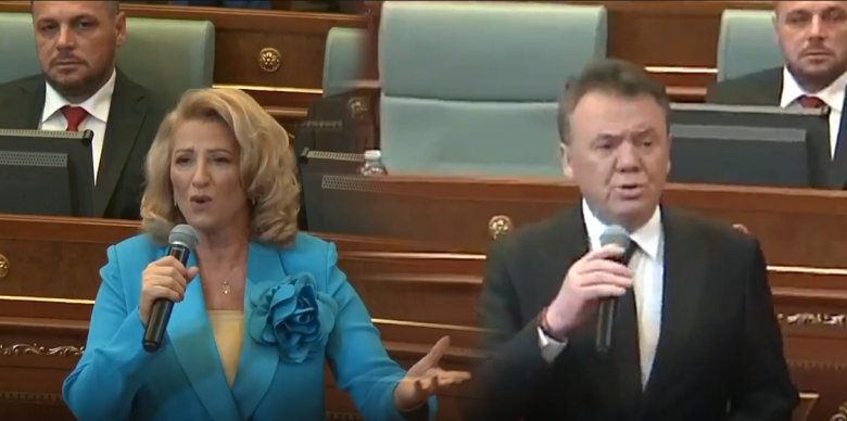 Shkurte Fejza dhe Ilir Shaqiri performojnë për herë të parë në Kuvendin e Kosovës