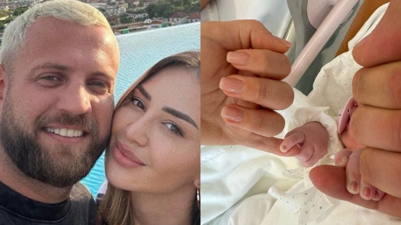 Luizi dhe Kiara bëhen prindër për herë të parë, publikojnë fotografi nga spitali