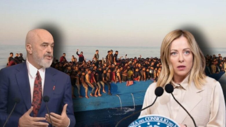 Meloni sot në Shqipëri, viziton qendrat për emigrantët në Shëngjin, konferencë me Ramën
