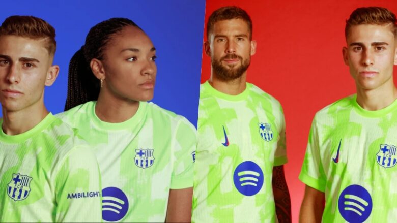 Barcelona befason të gjithë me prezantimin e fanellave të reja