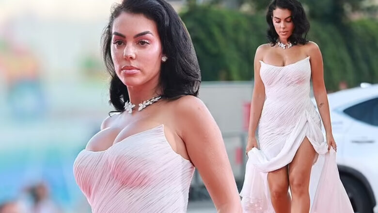 Georgina Rodriguez shkëlqen me dukjen elegante, teksa parakalon në tapetin e kuq të Festivalit të Filmit në Venecia