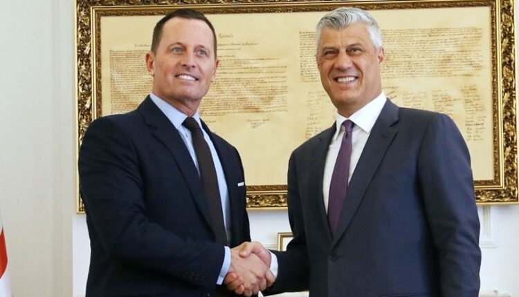 Grenell uron Pavarësinë e Kosovës, Hashim Thaçi sot duhej të ishte në Prishtinë