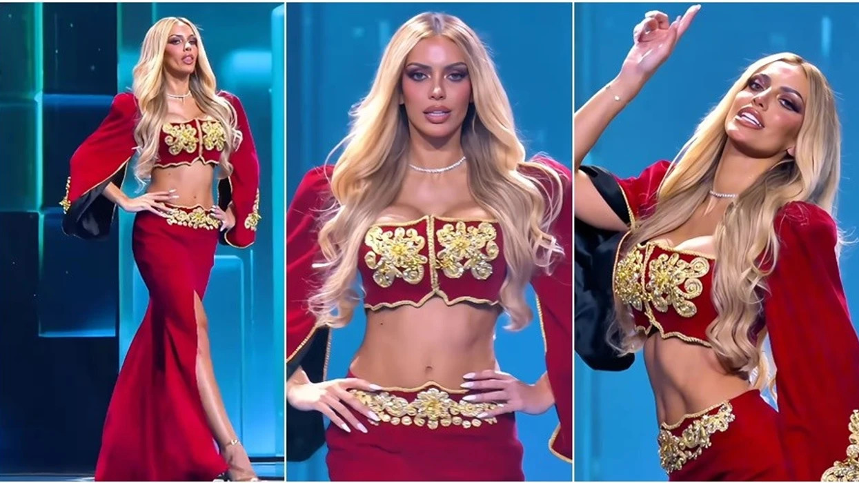 Brikena Selmani mahnit me veshje tradicionale shqiptare në “Miss Grand International 2025”