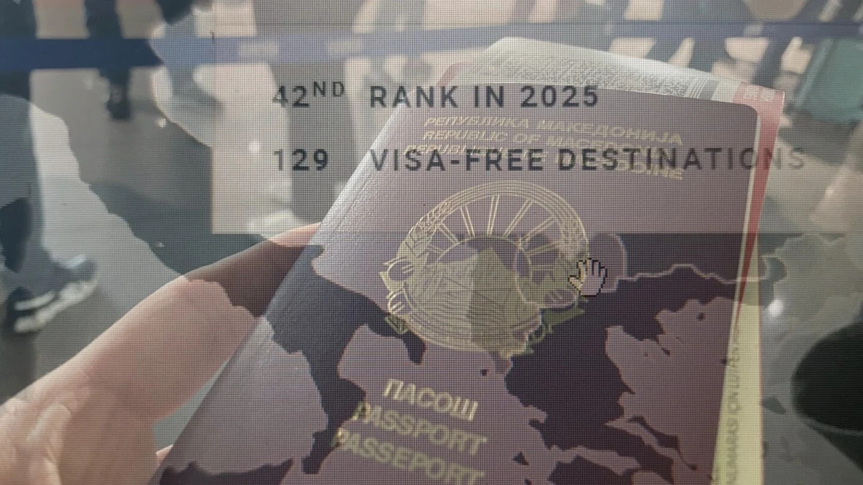Pasaporta e Maqedonisë së Veriut në vendin e 42-të, shtetasit e RMV-së pa viza mund të udhëtojnë në 129 vende
