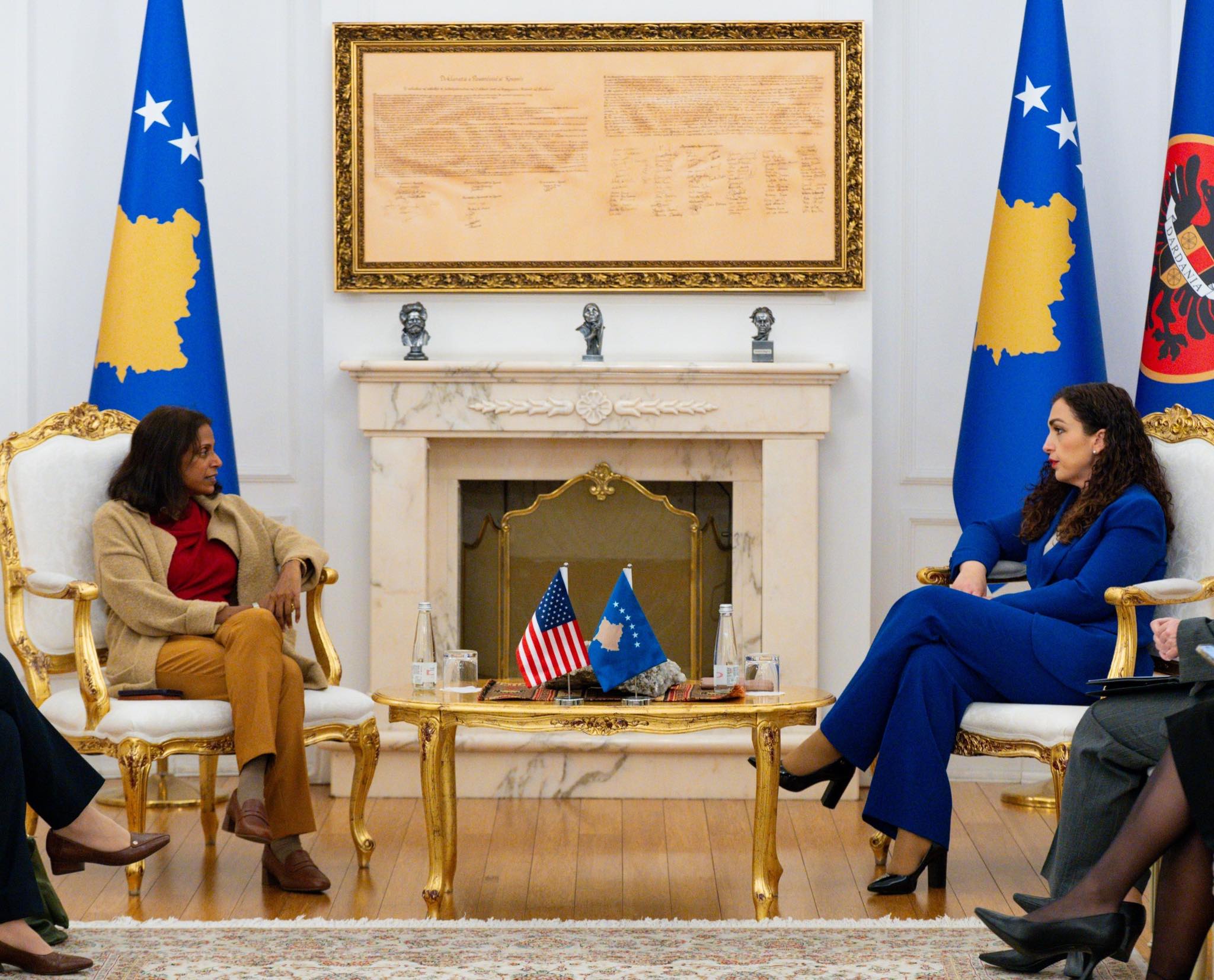 Osmani takon Prattipatin, rikonfirmon përkushtimin e Kosovës për bashkëpunim të ngushtë me SHBA-të