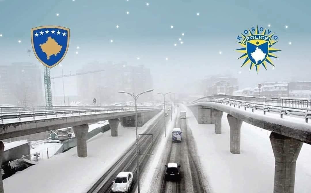 Policia apelon për kujdes të shtuar në trafik për shkak të shiut, borës dhe ngricave