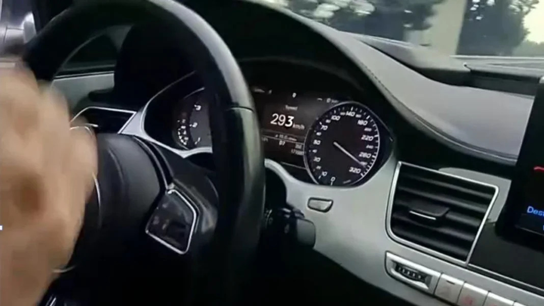 Publikoi video duke vozitur 293 km/h, policia e gjen dhe e gjobit shoferin nga Shkupi