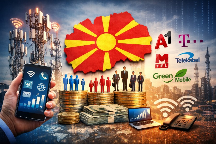 Të ardhurat nga shërbimet celulare sipas operatorëve