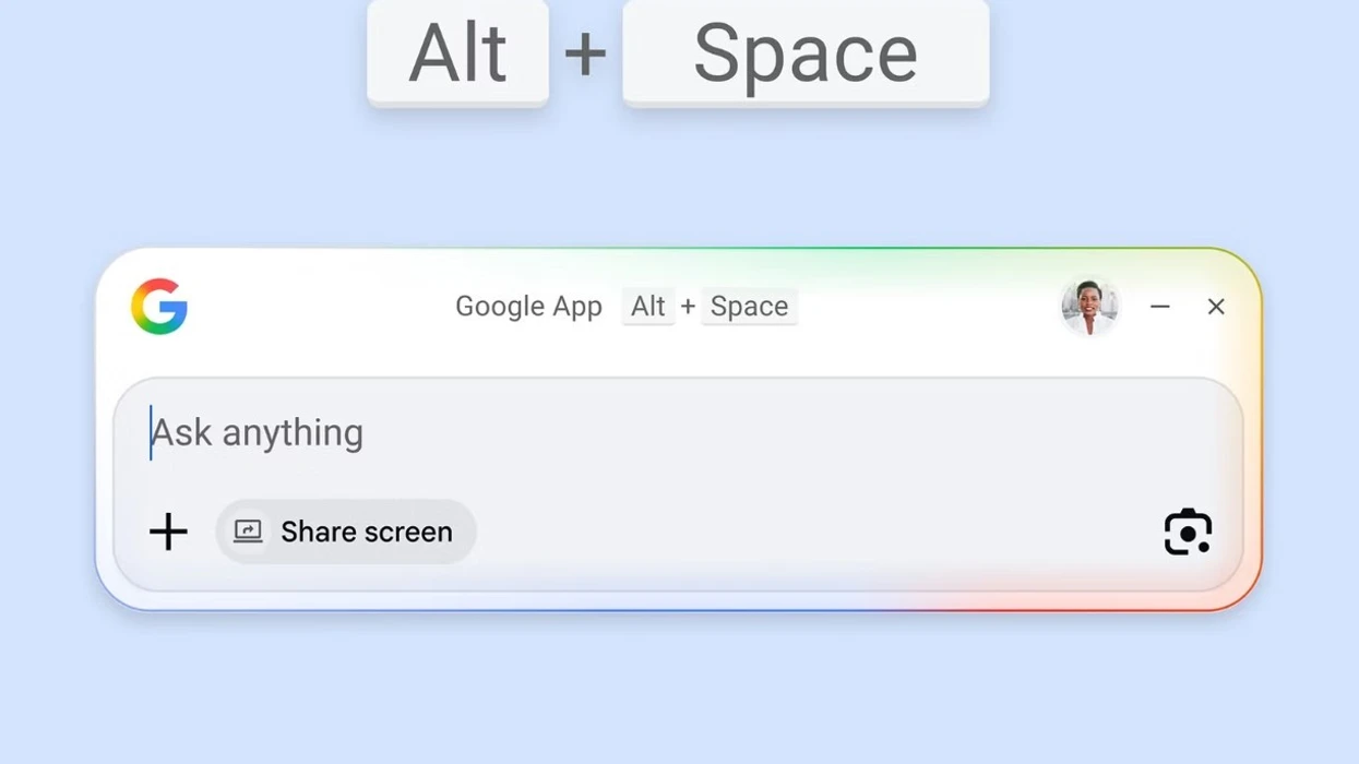 Aplikacioni Google me Modalitetin AI tani është i disponueshëm për Windows në të gjithë botën